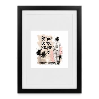 C44E0514-D160-4EC5-B75F-FFC0E88E6842 - Affiche encadrée (27 × 37 cm) - noir - Devant