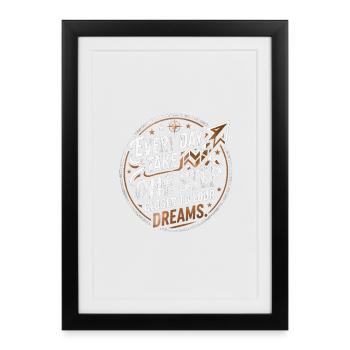 A dream step - Framed poster (27 × 37 cm) - black - Front