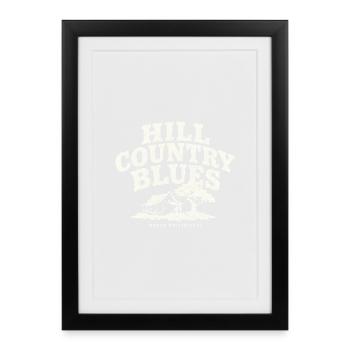 Blues de la région de colline du nord du Mississippi - Affiche encadrée (27 × 37 cm) - noir - Devant