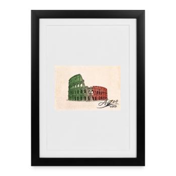 Azzo - Framed poster (27 × 37 cm) - black - Front