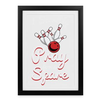 I'm secretly praying for a split - Framed poster (27 × 37 cm) - black - Front