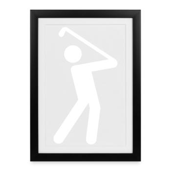gulf - Framed poster (27 × 37 cm) - black - Front