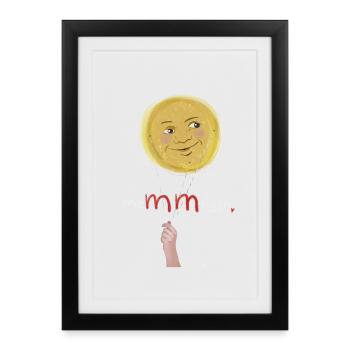 Memminger Mau - Gerahmtes Poster (27 × 37 cm) - Schwarz - Vorne