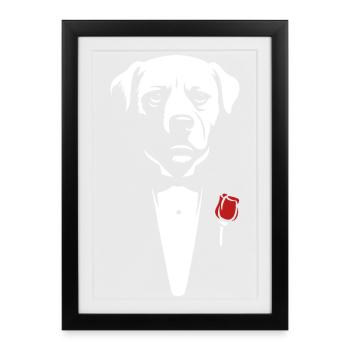 An offer you can't refuse - Framed poster (27 × 37 cm) - black - Front