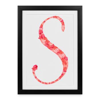 Gentle spring - Framed poster (27 × 37 cm) - black - Front