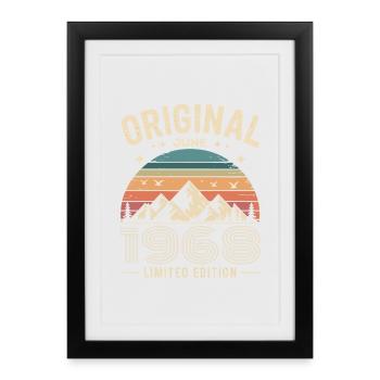 June 1968 – Legend of the Peaks and Mountains - Framed poster (27 × 37 cm) - black - Front