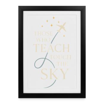 Flight Instructor Cfi Pilot Aviation Instructor - Framed poster (27 × 37 cm) - black - Front
