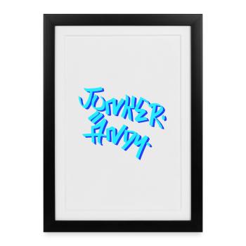 Junker Andy - Framed poster (27 × 37 cm) - black - Front