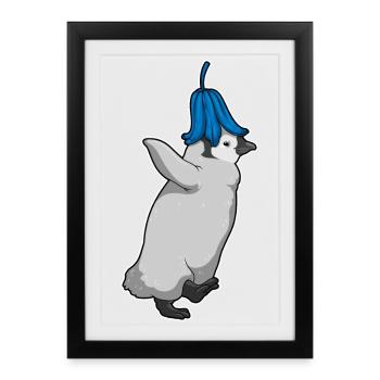 Penguin Bellflower - Framed poster (27 × 37 cm) - black - Front