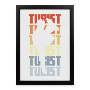 Joueurs de tuba - Affiche encadrée (27 × 37 cm) - noir - Devant