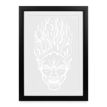 Stapooa demon1 - Framed poster (27 × 37 cm) - black - Front