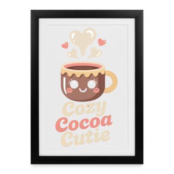 Kakao - Cozy Cocoa Cutie - Framed poster (27 × 37 cm) - black - Front