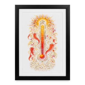 Growing Chili Growers Growing Chilies - Framed poster (27 × 37 cm) - black - Front