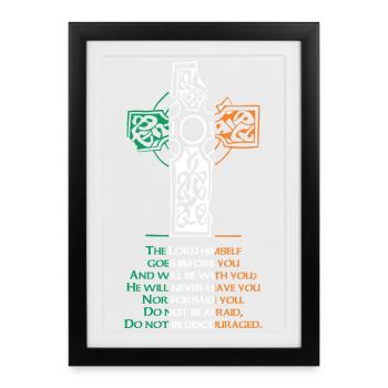 Celtic Cross - Framed poster (27 × 37 cm) - black - Front