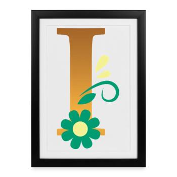 I - Affiche encadrée (27 × 37 cm) - noir - Devant