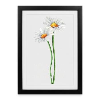 Rayon de soleil rebelle - Affiche encadrée (27 × 37 cm) - noir - Devant