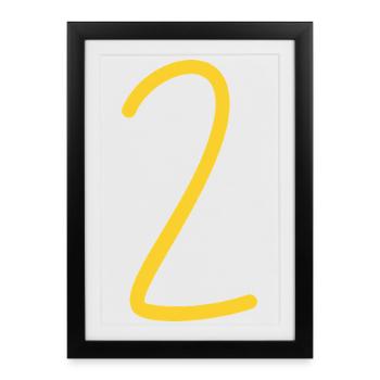 2 - Affiche encadrée (27 × 37 cm) - noir - Devant