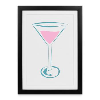cocktail - Framed poster (27 × 37 cm) - black - Front