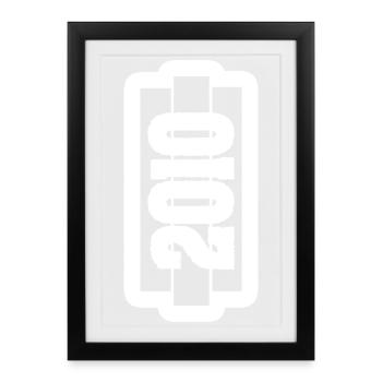 Born in 2010 - Framed poster (27 × 37 cm) - black - Front