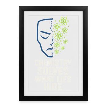 Forensic Chemist Crime Lab Toxicology - Framed poster (27 × 37 cm) - black - Front