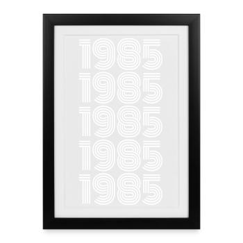 Babo 1985 - Affiche encadrée (27 × 37 cm) - noir - Devant