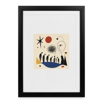 République fragile - Affiche encadrée (27 × 37 cm) - noir - Devant