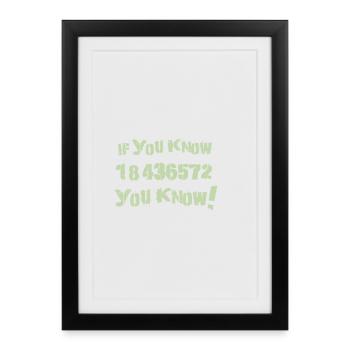 18436572 - Framed poster (27 × 37 cm) - black - Front