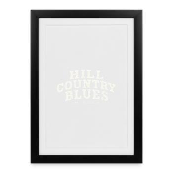 Hill Country Blues North Mississippi - Framed poster (27 × 37 cm) - black - Front