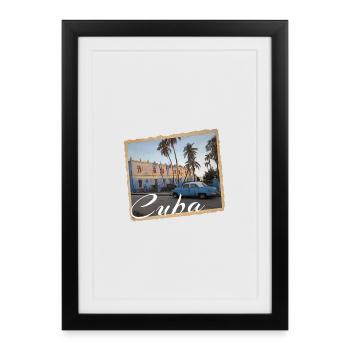 Cuba - Affiche encadrée (27 × 37 cm) - noir - Devant