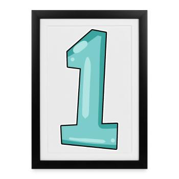 1 - Framed poster (27 × 37 cm) - black - Front