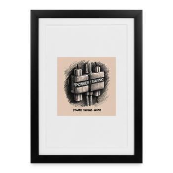 Sleep - Framed poster (27 × 37 cm) - black - Front