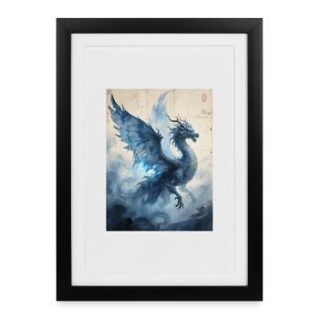 Le Maître des Orages : Yinglong – Déluge - Affiche encadrée (27 × 37 cm) - noir - Devant