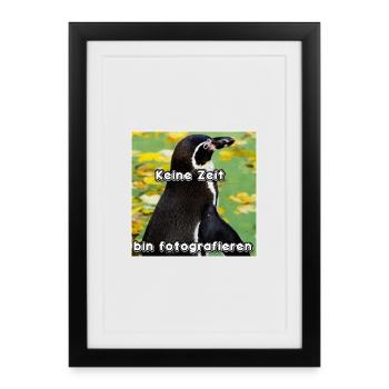 Only time for photography - Framed poster (27 × 37 cm) - black - Front