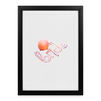 Bride  - Affiche encadrée (27 × 37 cm) - noir - Devant