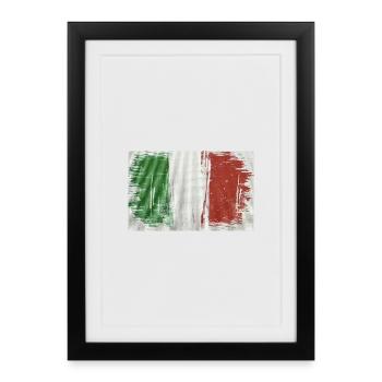 Conception italienne - Affiche encadrée (27 × 37 cm) - noir - Devant