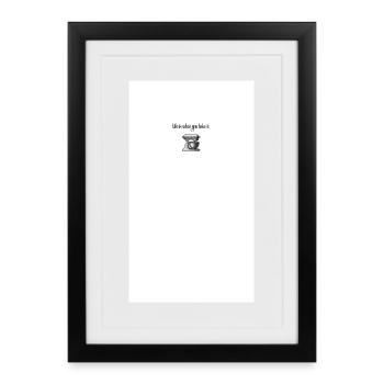 Life Is What You Bake It Mixer Design - Framed poster (27 × 37 cm) - black - Front