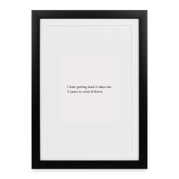 Mad Coffee - Framed poster (27 × 37 cm) - black - Front