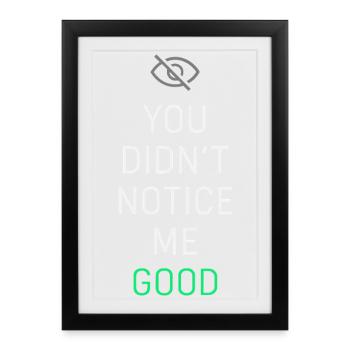 Équipe technique théâtrale Technicien de scène Son - Affiche encadrée (27 × 37 cm) - noir - Devant