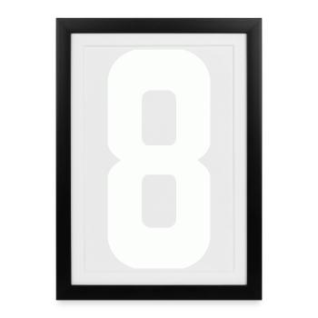 8 - Framed poster (27 × 37 cm) - black - Front