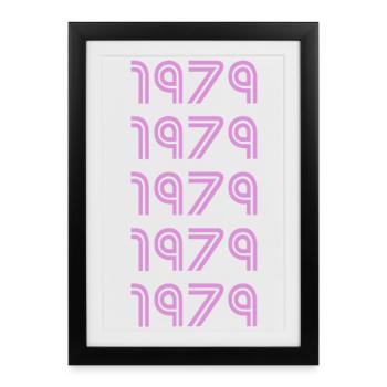 Style 1979 - Framed poster (27 × 37 cm) - black - Front