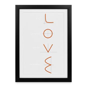 all you need .... - Framed poster (27 × 37 cm) - black - Front