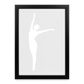 Dancing Dance - Framed poster (27 × 37 cm) - black - Front