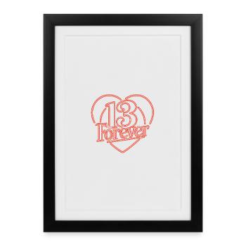 13frv Neon - Framed poster (27 × 37 cm) - black - Front