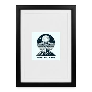 action mode - Affiche encadrée (27 × 37 cm) - noir - Devant
