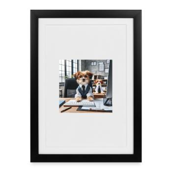 Professional Cosplay Dogs - Framed poster (27 × 37 cm) - black - Front