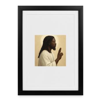 An inspiring portrait of contemporary spirituality - Framed poster (27 × 37 cm) - black - Front