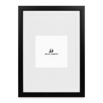 Wild Forest - Framed poster (27 × 37 cm) - black - Front
