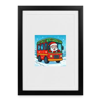 ChatOn_image - Gerahmtes Poster (27 × 37 cm) - Schwarz - Vorne