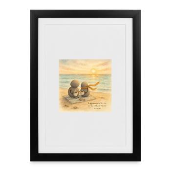 Sea Breeze Coffee Companions - Framed poster (27 × 37 cm) - black - Front