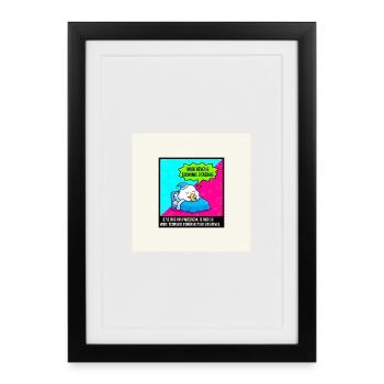 Energy Dreams Mode - Framed poster (27 × 37 cm) - black - Front